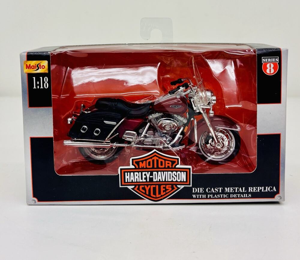 Maisto 1:18 Harley Davidson 2000 FLHRC Road King Classic Diecast Series 8 New